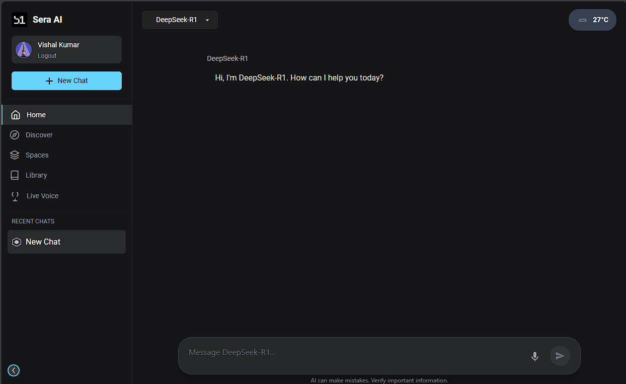 Chatbot Console (Sera AI)