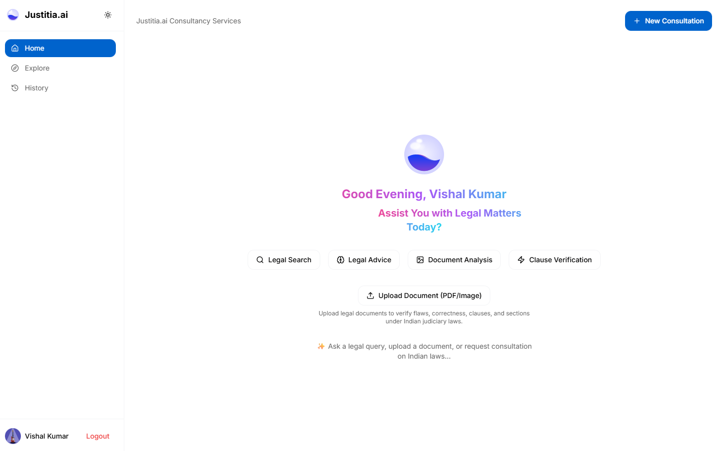 Justitia-AI – Legal Document Intelligence